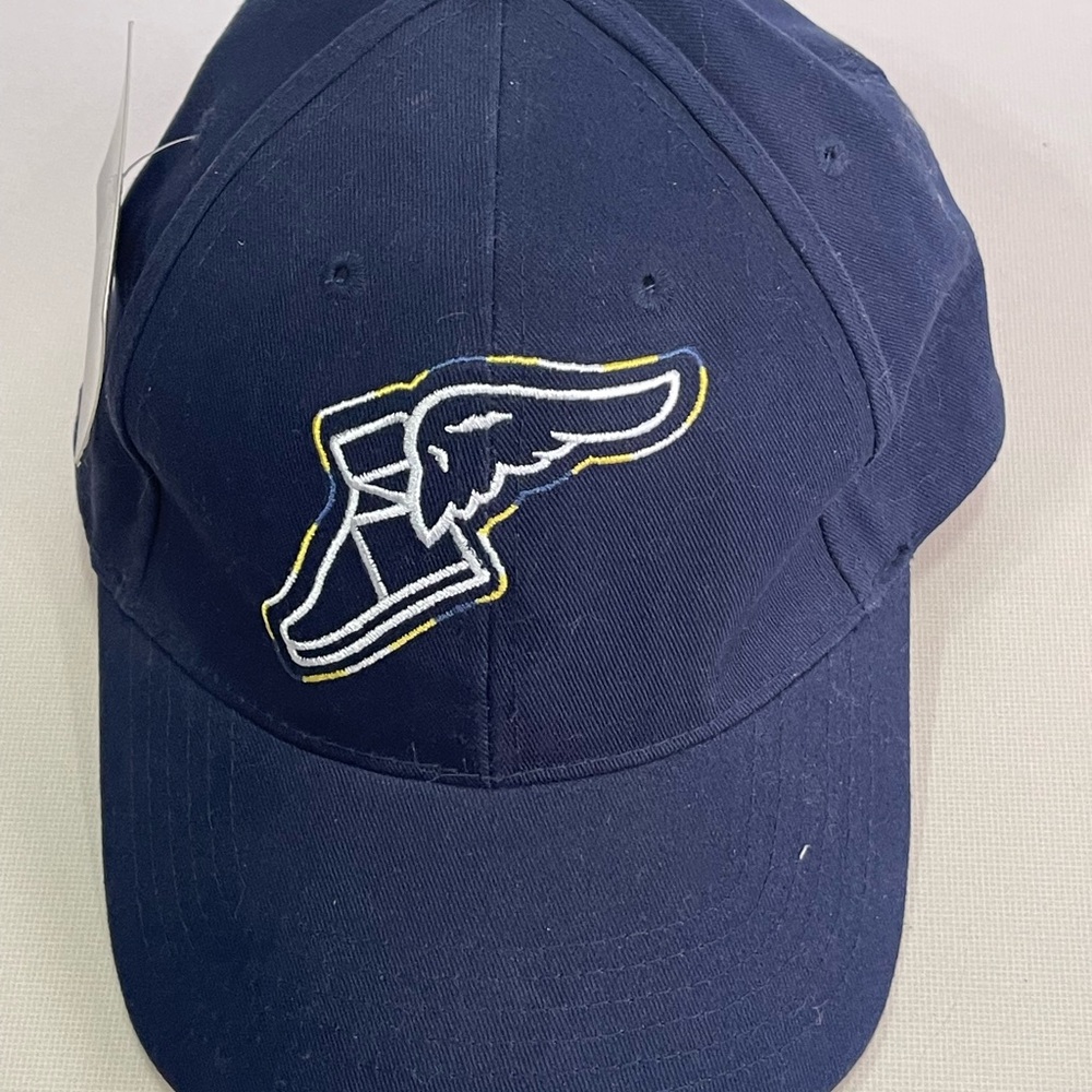NEW Blue Goodyear Adjustable Cap Embroidered Logo Hat